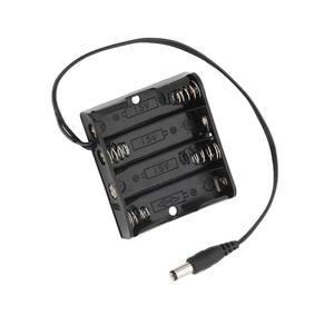 BH4AADCWL 4 AAバッテリーホルダーDCプラグバレルジャック付き5.5*2.1mm電源用途 - Product Image 6