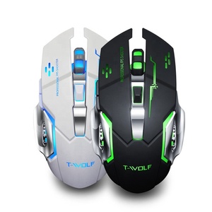 Ratón inalámbrico Q13 de 2022 GHz para videojuegos, 2,4 DPI, batería integrada, recargable, Accesorios de ordenador para deportes electrónicos, novedad de 2400