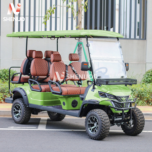 Xe Golf điện dach với động cơ 5KW Xe khung nhôm 6 chỗ cho khách sạn được chứng nhận bởi pin nhựa Dot EEC & GCC 48V - Product Image 3