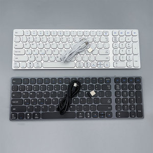 Super Slim PC Computer <strong>Keyboard</strong> 105 Keys 2.4G &amp; BT Wireless Type-C Rechargeable Office <strong>Keyboard</strong> for Macbook IMB-8200U - Product Image 2