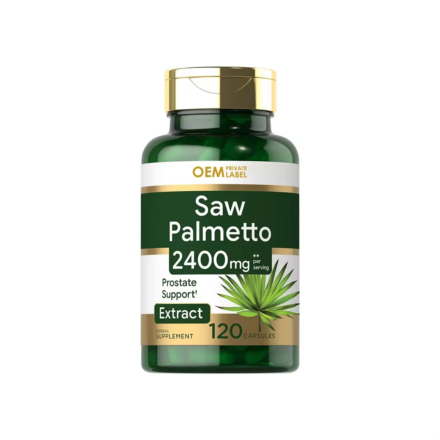 OEM Saw Palmetto Capsules for women Hair Growth Saw Palmetto supplement blended organic saw palmetto extract