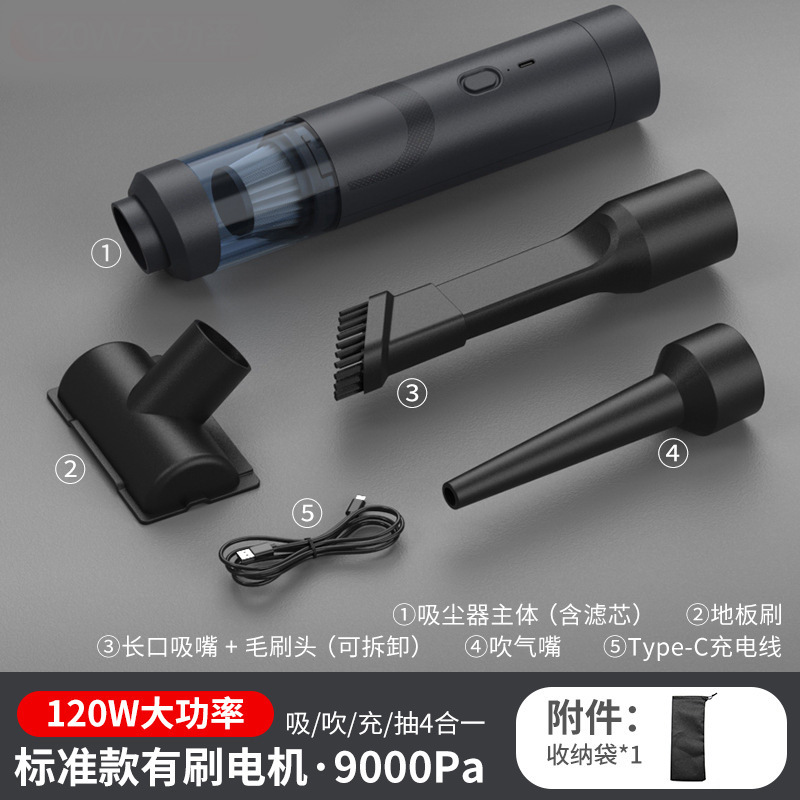 Standard black (brush + storage bag)