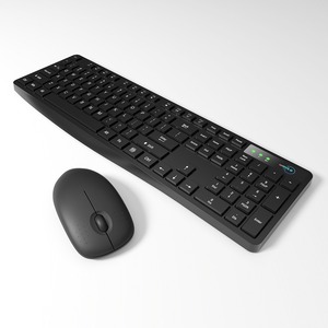Teclado y ratón inalámbricos para ordenador portátil, Kit de teclado y ratón, color rosa, 2,4 ghz, Universal, barato - Product Image 1