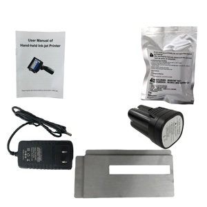 Stampante portatile portatile a getto d'inchiostro pistola 12.7mm/25.4mm TIJ palmare macchina di codifica per bottiglia - Product Image 2