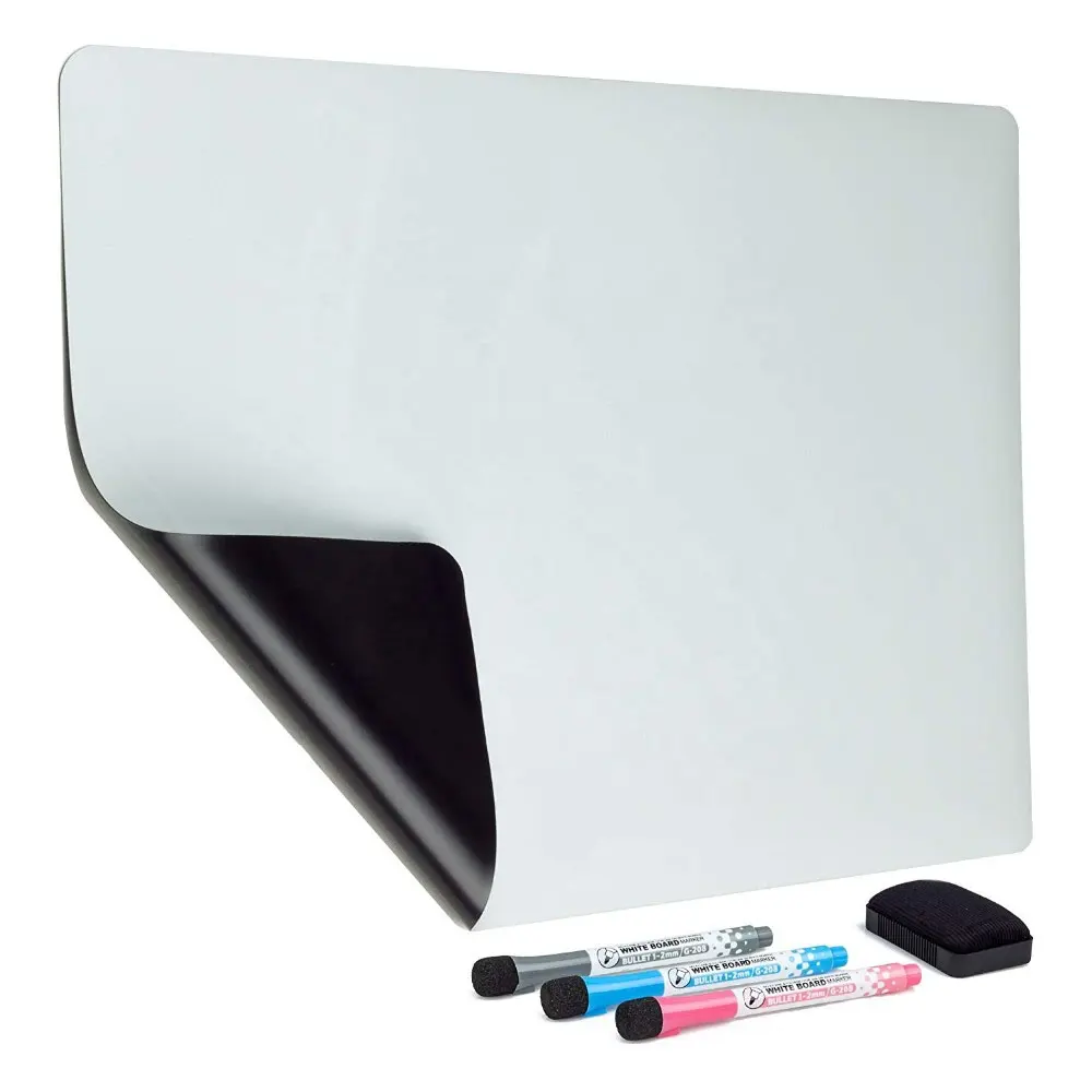 Adesivo magnetico flessibile per frigorifero con pennarello bianco