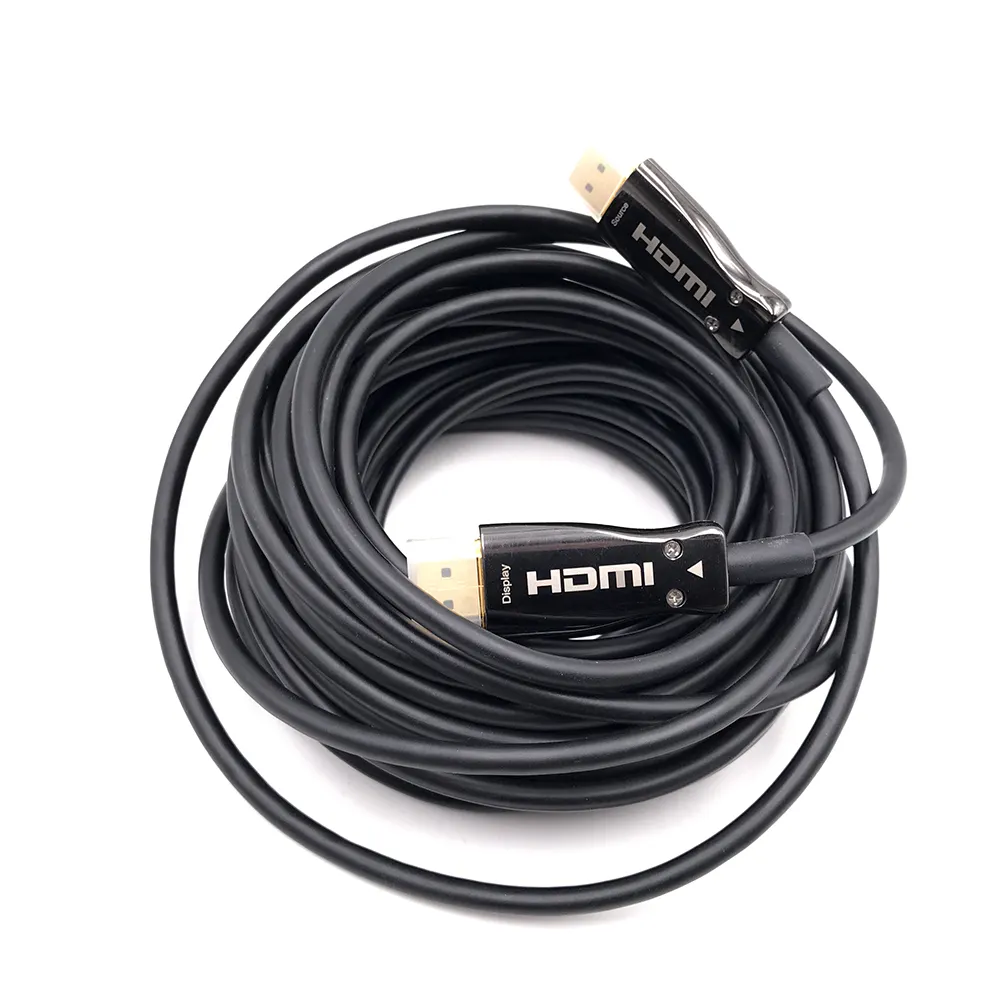 4k 8k aoc hdmi 2,0 2,1 кабель Ультра высокая скорость 1 м 10 м 30 м 50 м 100 м 3D Оптическое волокно