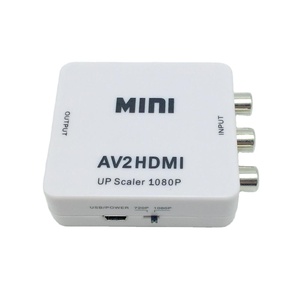 Full HD 1080P AV/RCA <strong>to</strong> HD Converter Box 3D Style with Video Display and Color Options Factory Price - Product Image 1