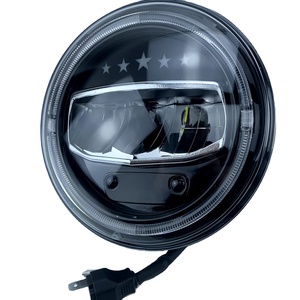 70w Star Automobiles &amp; Motorcycles 7&quot; Inch Round <strong>LED</strong> Headlight High Performance <strong>LED</strong> Projector Headlight for Jeep - Product Image 1