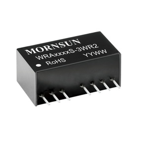 Mornsun <span class=keywords><strong>DC</strong></span>-<span class=keywords><strong>DC</strong></span> ממיר רחב קלט מתח מוסדר כפול או יחיד פלט <span class=keywords><strong>24V</strong></span> 3W WRB0524S-3WR2 ממיר