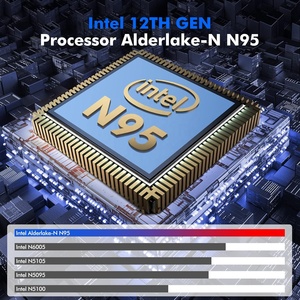 Sıcak satış mini pc intel celeron DDR4 M.2NVME üç ekran HD * 2 + DP Mini adet bilgisayar Barebone bilgisayar - Product Image 4