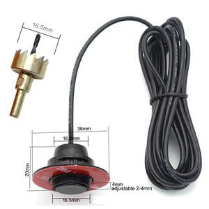 12V Car Reverse <strong>Backup</strong> Radar Buzzer <strong>System</strong> with 16.5mm Round 4 <strong>Sensors</strong> Car Reverse Parking <strong>Sensor</strong> Kit Rear Blind Spot Detection - Product Image 4