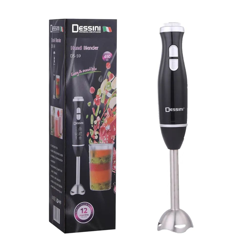 DESSINI a mano Elettrico frullatore In acciaio inox asta modificabili velocità immersione manuale industriale a mano stick blender