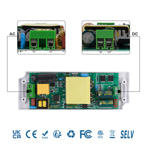 Controlador de tira LED de alto voltaje 30W 100-240V Entrada 24V DC 2.5A Fuente de alimentación de salida para tira LED