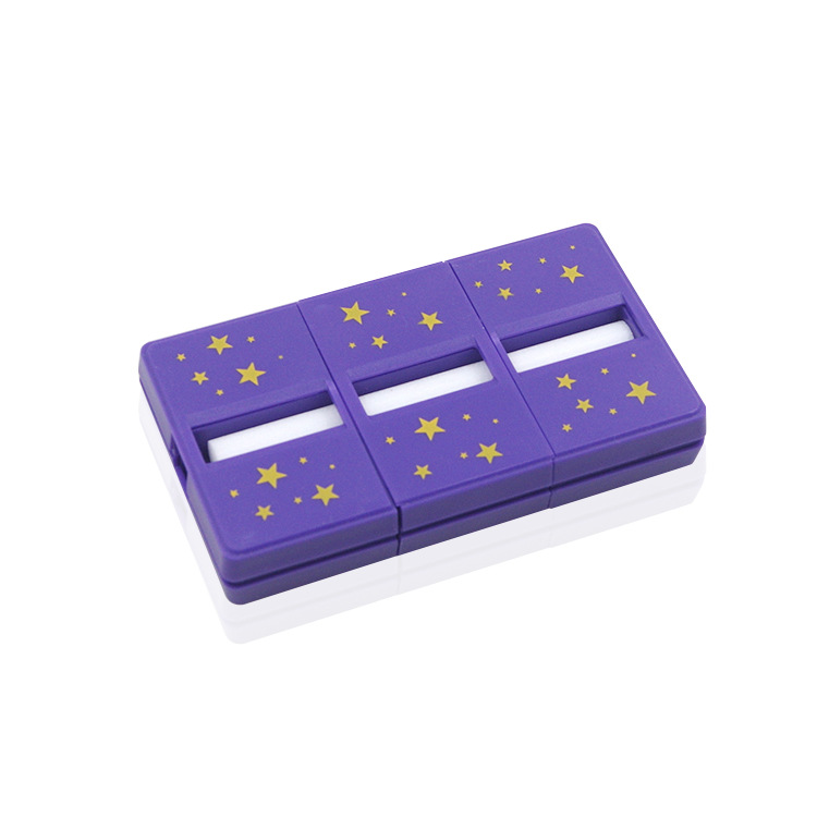Morado con estrella