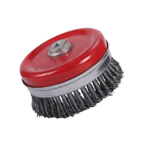 PEGATEC 5 Inch <strong>Brass</strong> Cleaning <strong>Polishing</strong> Abrasive Twisted Steel <strong>Wheel</strong> Cup <strong>Wire</strong> <strong>Brush</strong>