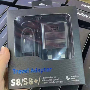 Orijinal kalite USB şarj aleti Samsung abd ab İngiltere tak şarj & adaptörü için tip C kablosu ile hızlı Samsung için şarj S10 <span class=keywords><strong>8</strong></span> 6 - Product Image 2