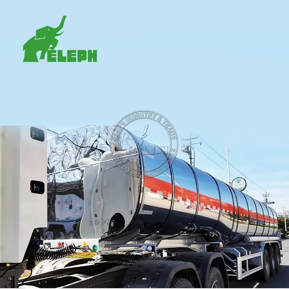 45000 litri in alluminio benzina autocisterna semirimorchio olio olio serbatoi camion per la vendita