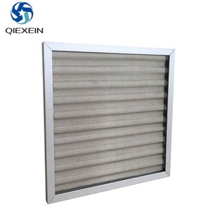 Новый воздушный фильтр системы HVAC с волнистым первичным моющимся сетчатым прессовым внутренним фильтром с панельной конструкцией - Product Image 1