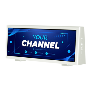ป้ายติดหลังคารถแท็กซี่แบบ LED ทนทานระบบการจัดการเนื้อหาที่ปรับแต่งได้ IP65สำหรับผู้ให้บริการเครือข่ายการขนส่งทั่วโลก