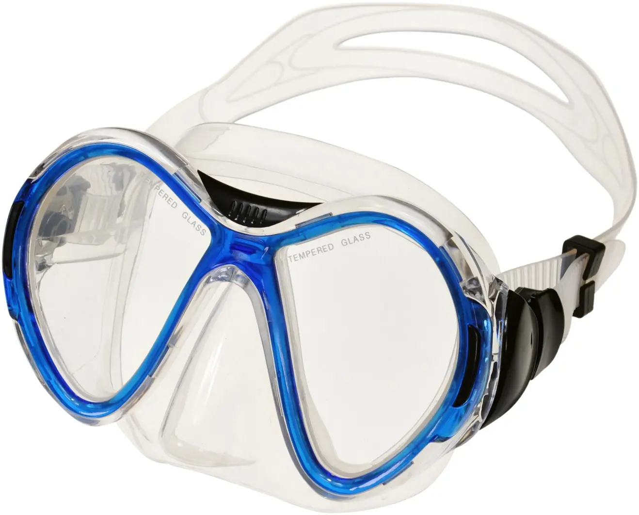 Masque de plongée en PVC pour adulte, prix d'usine bon marché, masque de plongée sous-marine en verre trempé