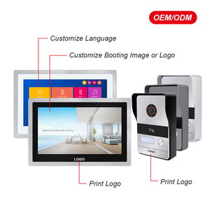 Gran oferta, intercomunicador de entrada de puerta TCP/IP con Monitor interior basado en cámara, sistema de comunicaciones de teléfono comercial para visiófono - Product Image 6