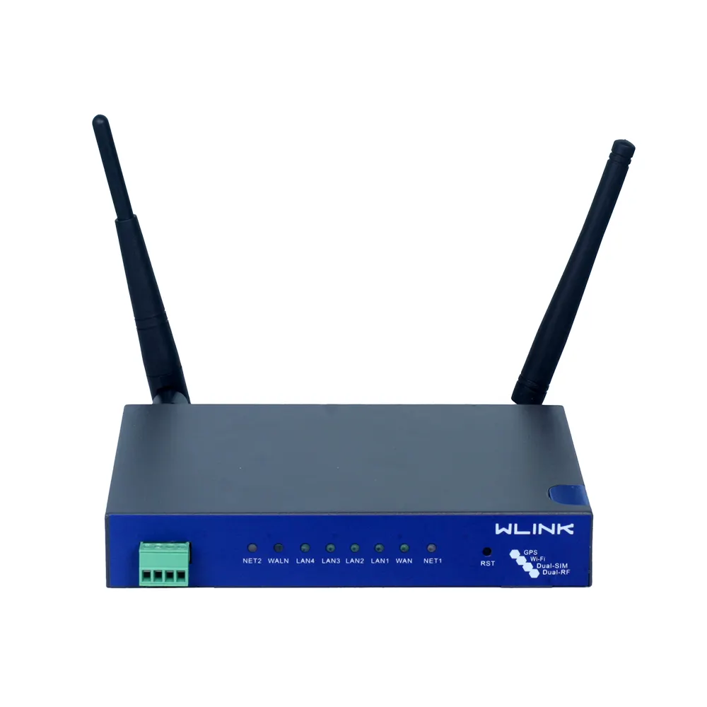 WLINK-R520 Industriële 4G Router Cellulaire Vpn 2.4G Wifi Router Modem 4G Lte Router Met Sim-Kaartsleuf Seriële Rs232 Rs485