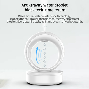 2024 New Product 680ml Anti Gravity Water Drop <strong>Humidifier</strong> <strong>Diffuser</strong> Droplet Backflow Usb Small Steam AntiGravity Air <strong>Humidifier</strong>