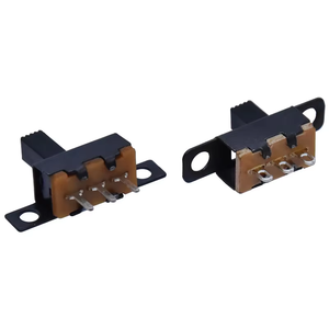 SS12F55 SMT slayt anahtarları 2 yollu 3 Pin EG EG 1P2T dikey dik açı Mini geçiş anahtarı montaj deliği ile - Product Image 5