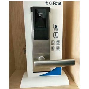 กุญแจล็อคประตูแบบไร้กุญแจระบบดิจิทัล RFID ปลอดภัยสำหรับโรงแรมและหอพักบัตรปัดอิเล็กทรอนิกส์ทำจากสเตนเลสพร้อมกุญแจสำรอง - Product Image 2