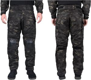 G3 savaş takım diz pedleri Paintball dişli Mili giyim seti tulum taktik kamuflaj üniforma