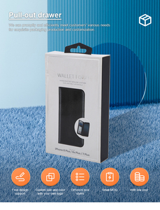 Kraft Drawer <strong>Box</strong> / Cell Phone Case Packaging <strong>Box</strong> / Mobile Phone Case Packing <strong>Box</strong> - Product Image 2