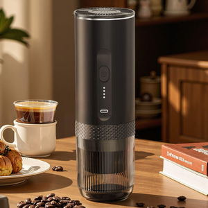 2 trong 1 đi bộ đường dài xách tay máy pha cà phê không dây chức năng sưởi ấm Cắm Trại Ngoài Trời Mini Máy pha cà phê - Product Image 6