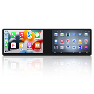 21.6 pollici a doppio schermo Android 13 Auto per lettore DVD Multimedia universale di navigazione Wireless Android Modulare automatico schermo - Product Image 1