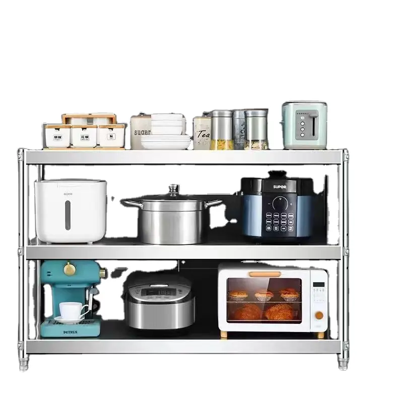 797 180 * 40 * 80 stainless steel column storage shelf multi-layer storage display