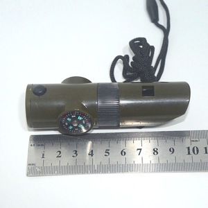 LFEDC özelleştirmek 7 in 1 çok fonksiyonlu EDC aracı açık Survival SOS acil düdük ile pusula sıcaklık - Product Image 4