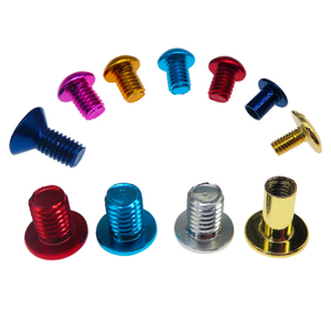 Özel anodize alüminyum cıvata titanyum kırmızı renkli anodize alaşımlı cıvata ve vidalar - Product Image 4