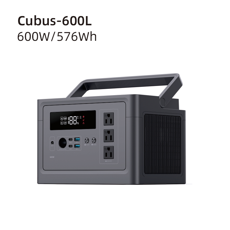 600W - 576Wh