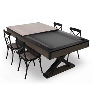 <strong>3</strong> in 1 Cheap <strong>Multi</strong> <strong>Function</strong> Mini Folding Billiard Pool <strong>Table</strong> Tennis <strong>Table</strong> Dining <strong>Table</strong> <strong>with</strong> Wheels - Product Image 1
