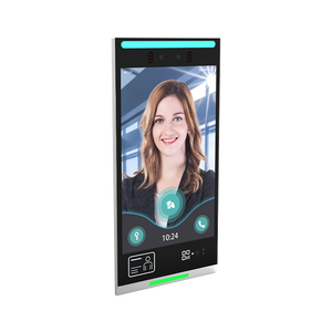 Dispositivo de detección facial con carcasa de aluminio de 10 pulgadas, reconocimiento facial Android y código QR RFID - Product Image 4