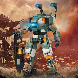 BT-7274タイタンメカロボットビルディングキット、安定した台座モデルのおもちゃを備えたヴァンガードクラスのゲームメックアクションフィギュア - Product Image 2