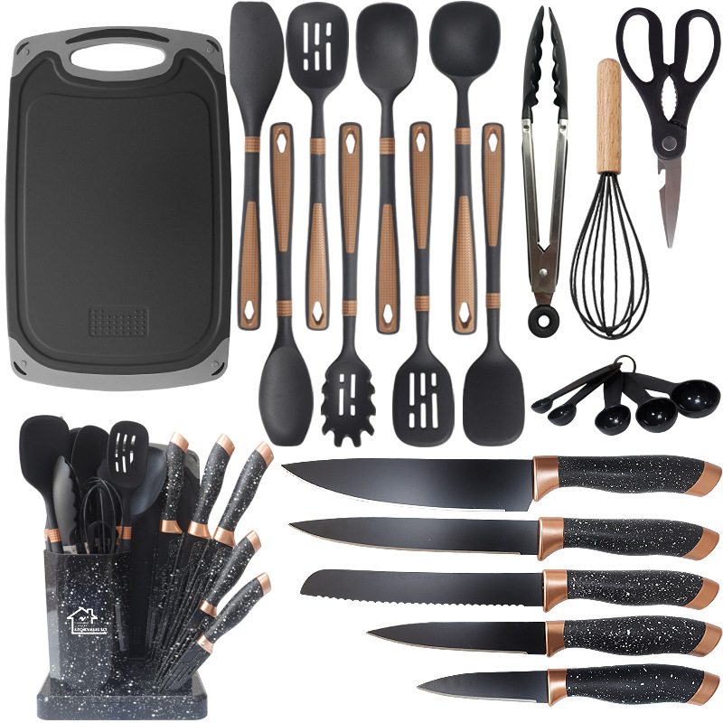 #01-19pcs set-black