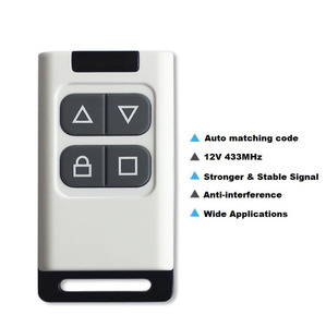 Fabbrica 4 canali 433 MHz cancello di clonazione universale porta Garage telecomando duplicatore codice di apprendimento RF Controller