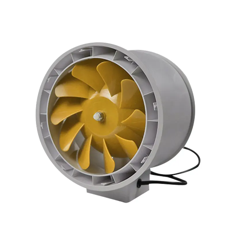 silent axial duct ventilation fan with high efficiency for restroom air flow blower