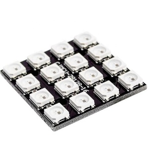 WS2812B anello LED RGB 16 bit WS2812 5050 luci LED RGB con modulo Driver integrato pannello lampada a LED a 16 bit per Ardu - Product Image 4