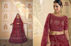 Hint geleneksel premium lehenga Choli telkari bilezik lehenga Choli kadınlar Surat hindistan toptan