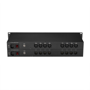 XLR Balanced Audio 8 Channel to Fiber optic Media Converters Extender Transmitter Receiver - Product Image 4