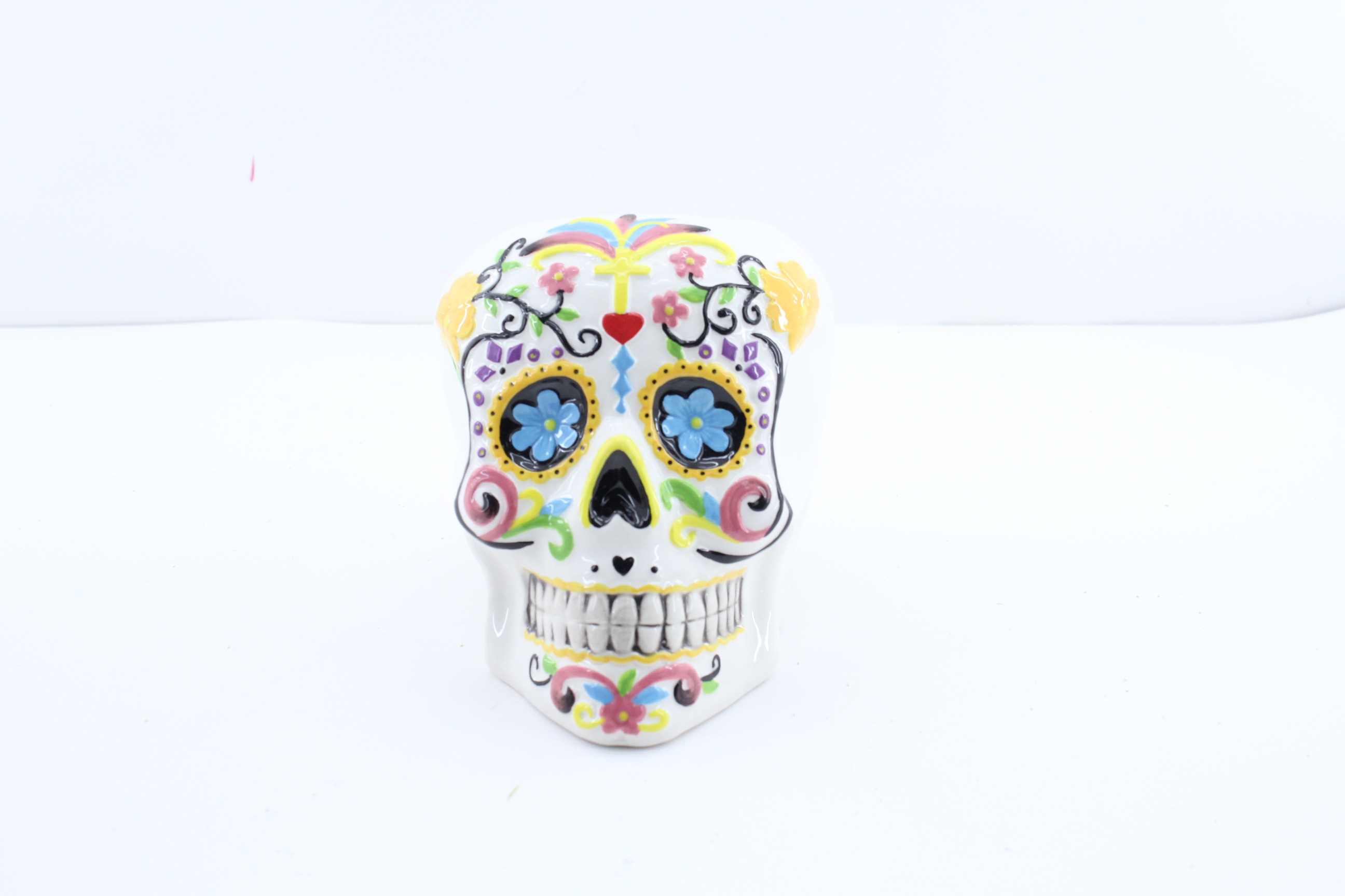 Skull Decorative Figurine Head Face Planter Statue Flower Pot for Home and Garden Decor Wholesale Hot Selling Ceramic FAIRY
