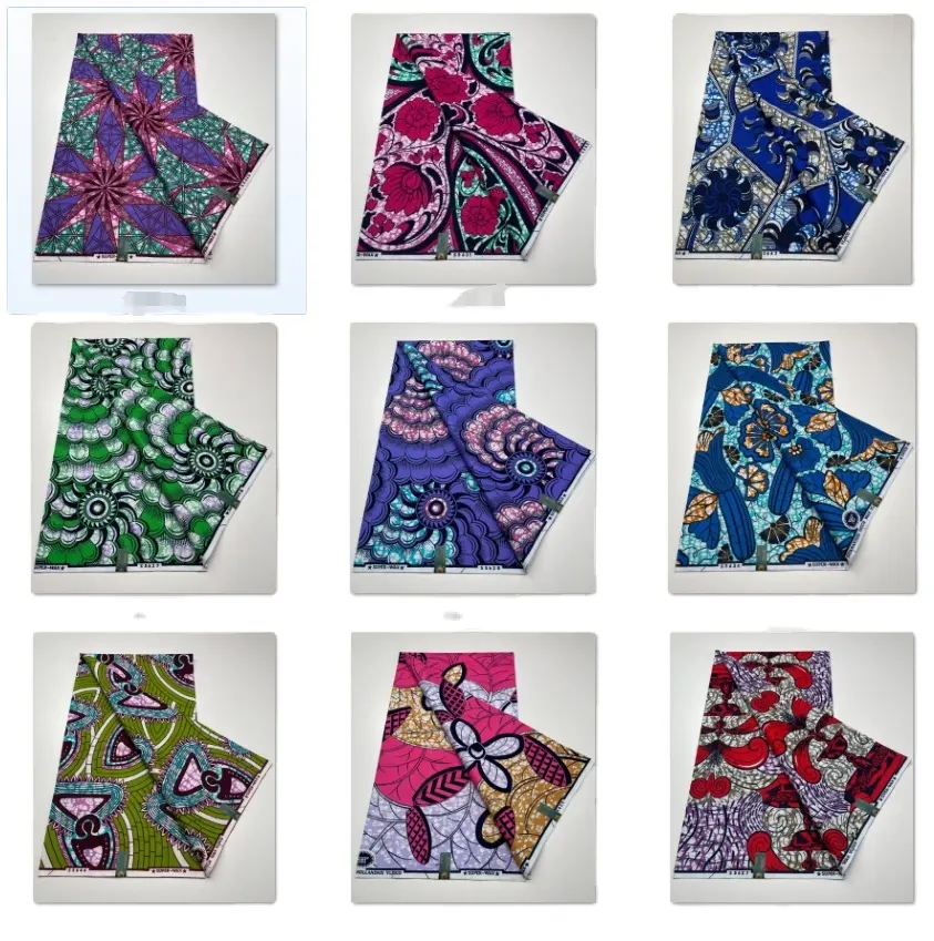 new pattern Fashion Design Holland Ankara Wax 100% Cotton African Wax Print Fabric