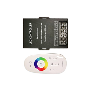 Hochwertiger LED-Controller RGB 30A DC12V 24V Rf 2.4G Touch-Fernbedienung für LED-Leuchten RGB-Controller