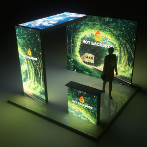 Portable Aluminum <strong>Frame</strong> Led SEG Fabric Backdrop <strong>Display</strong> Stand <strong>Pop</strong> <strong>up</strong> Backlit Light Box Modular <strong>Display</strong> for Trade Show - Product Image 1